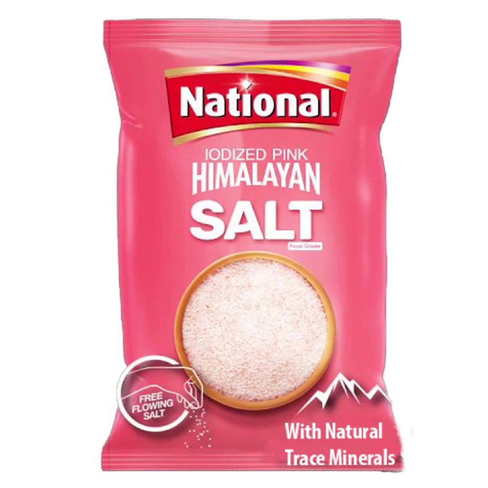 National Iodized Pink Himalayan Salt 800g
