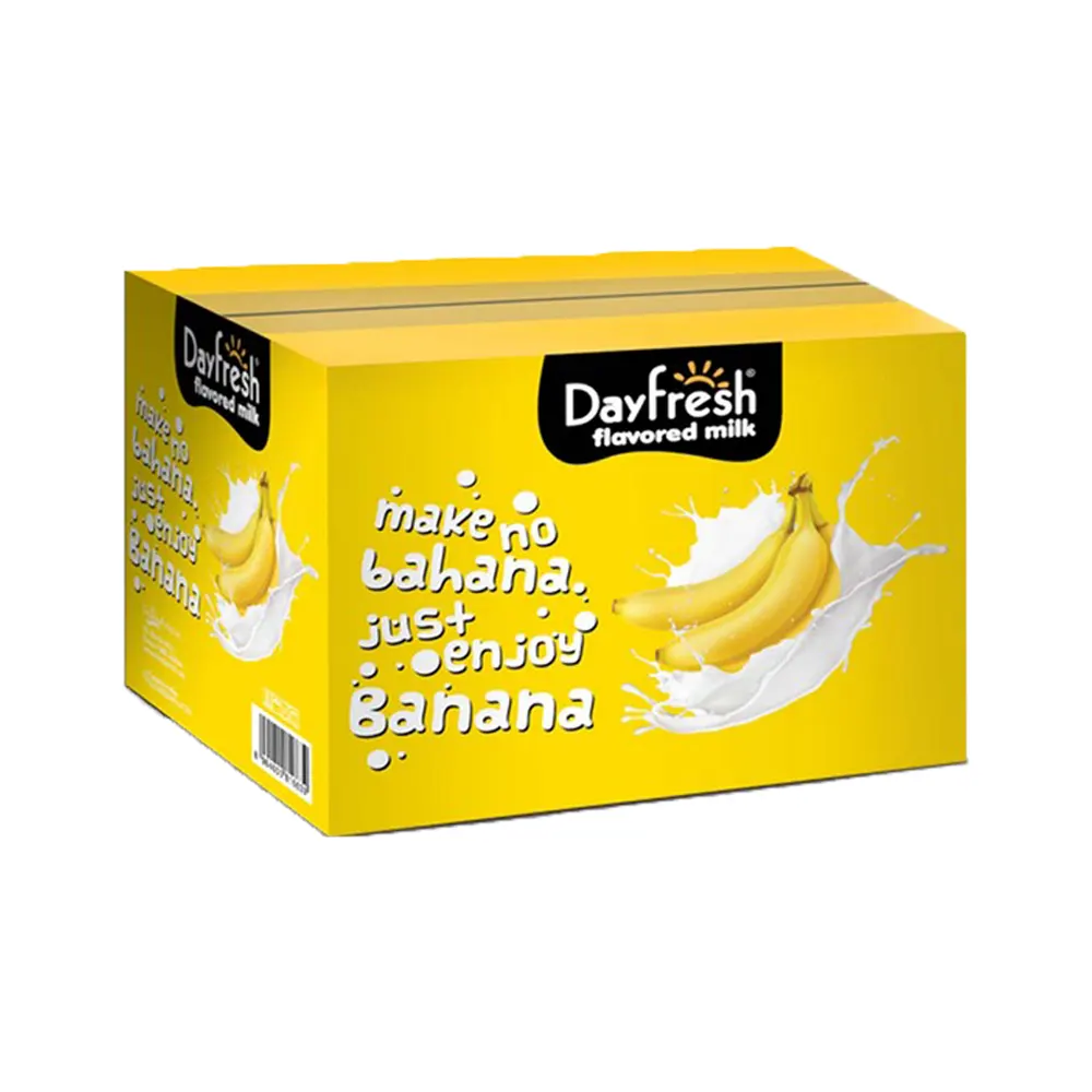 Day Fresh Banana Milk Carton, 235ml (Pack of 12)