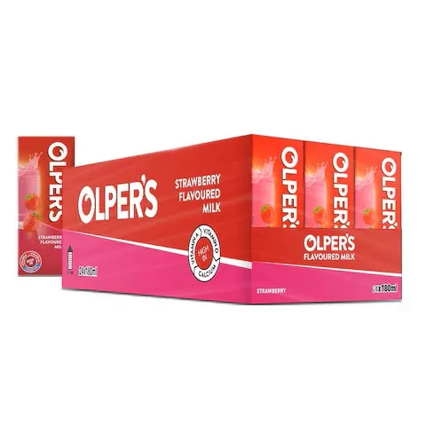 Olper's Strawberry Flavoured Milk 180 ml (Pack of 24)