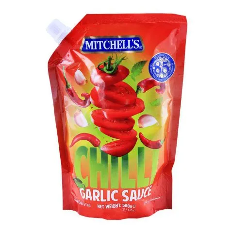 Mitchell`s Chilli Garlic Sauce 500g (Pouch)