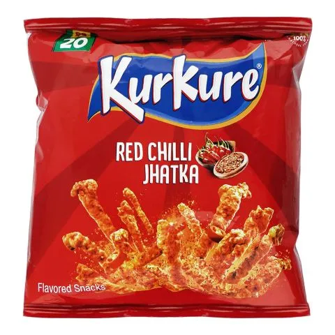 Kurkure Red Chilli Jhatka, 21g