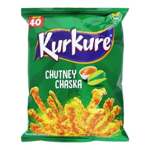 Kurkure Chutney Chaska Chips, 40g